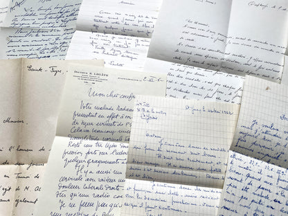 1960s - 20 letters sent to a French doctor during 1960s - The letters he received came from his family, other doctors or chess enthusiasts.