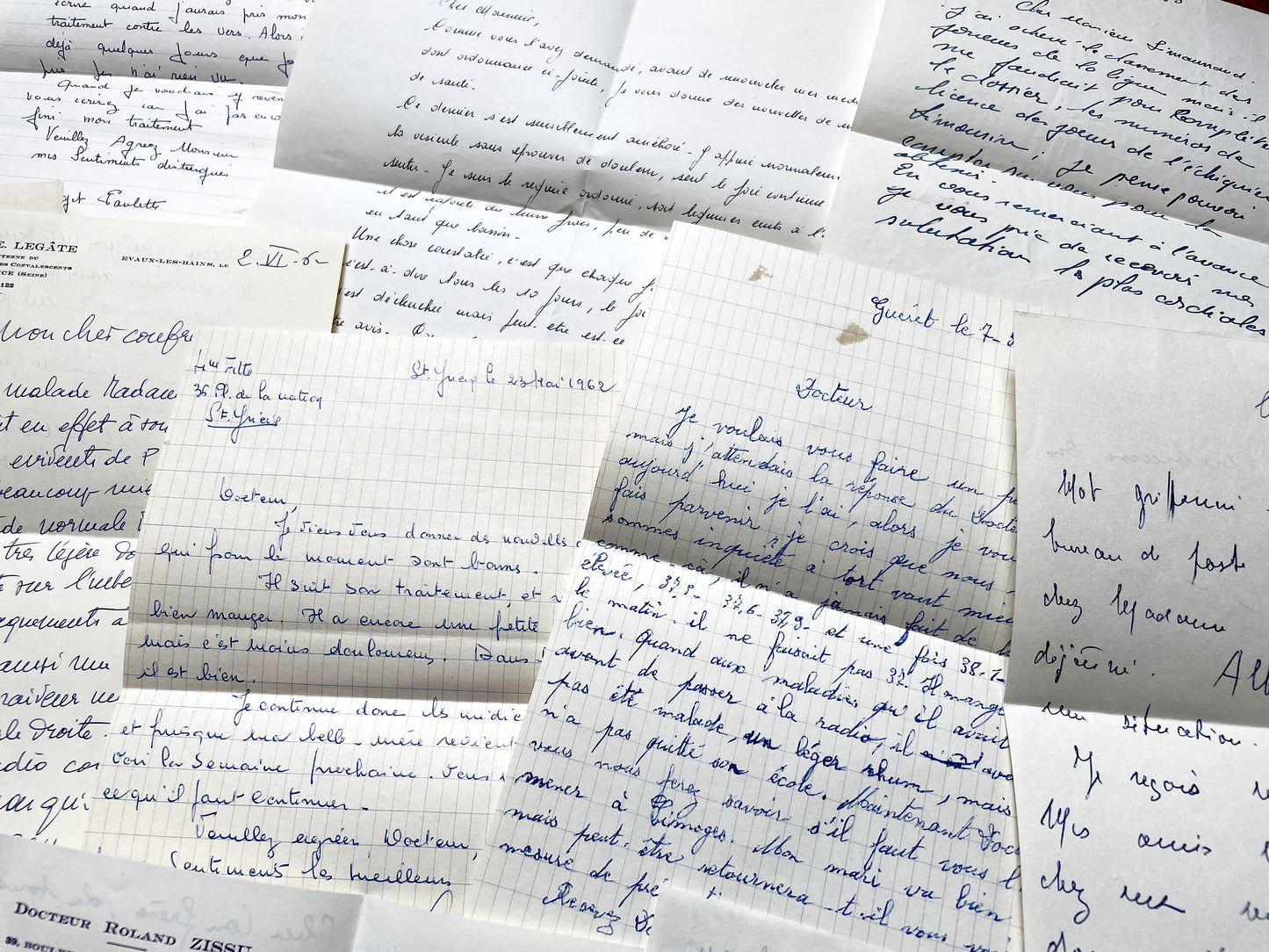 1960s - 20 letters sent to a French doctor during 1960s - The letters he received came from his family, other doctors or chess enthusiasts.