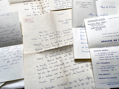1960s - 20 letters sent to a French doctor during 1960s - The letters he received came from his family, other doctors or chess enthusiasts.