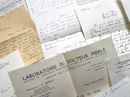 1960s - 20 letters sent to a French doctor during 1960s - The letters he received came from his family, other doctors or chess enthusiasts