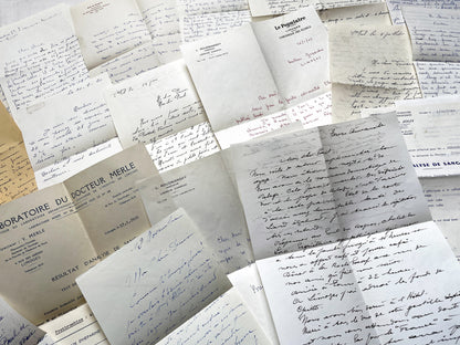 1960s - 20 letters sent to a French doctor during 1960s - The letters he received came from his family, other doctors or chess enthusiasts
