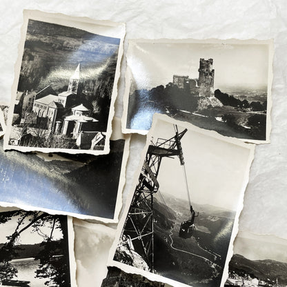 1940s - Vintage Black And White Photographs Auvergne France - Historic French Landscape Photo Collection - G.D.O. Travel Series A