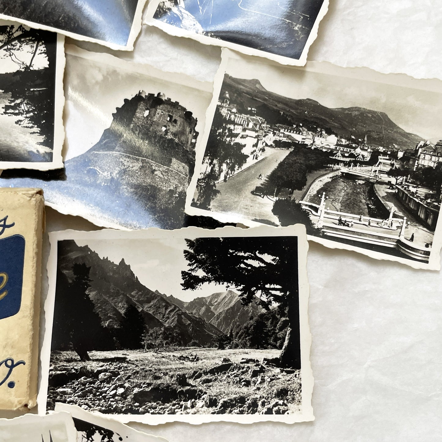 1940s - Vintage Black And White Photographs Auvergne France - Historic French Landscape Photo Collection - G.D.O. Travel Series A