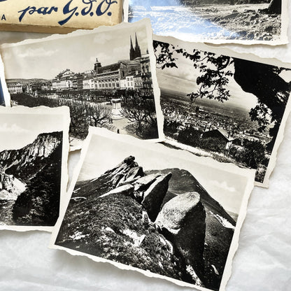 1940s - Vintage Black And White Photographs Auvergne France - Historic French Landscape Photo Collection - G.D.O. Travel Series A