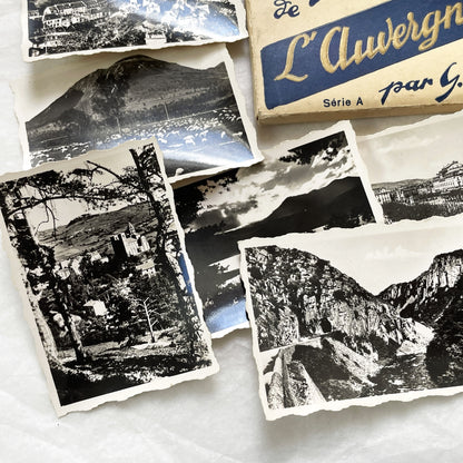 1940s - Vintage Black And White Photographs Auvergne France - Historic French Landscape Photo Collection - G.D.O. Travel Series A