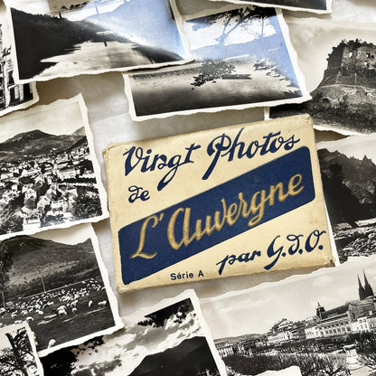 1940s - Vintage Black And White Photographs Auvergne France - Historic French Landscape Photo Collection - G.D.O. Travel Series A