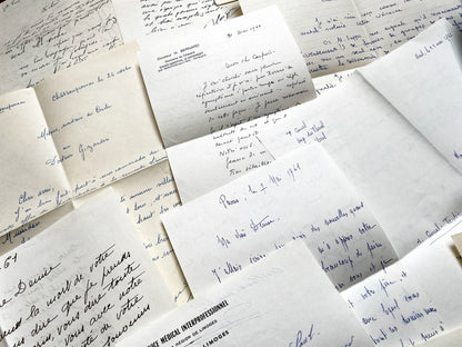 1960s - 20 letters sent to a French doctor during 1960s - The letters he received came from his family, other doctors or chess enthusiasts