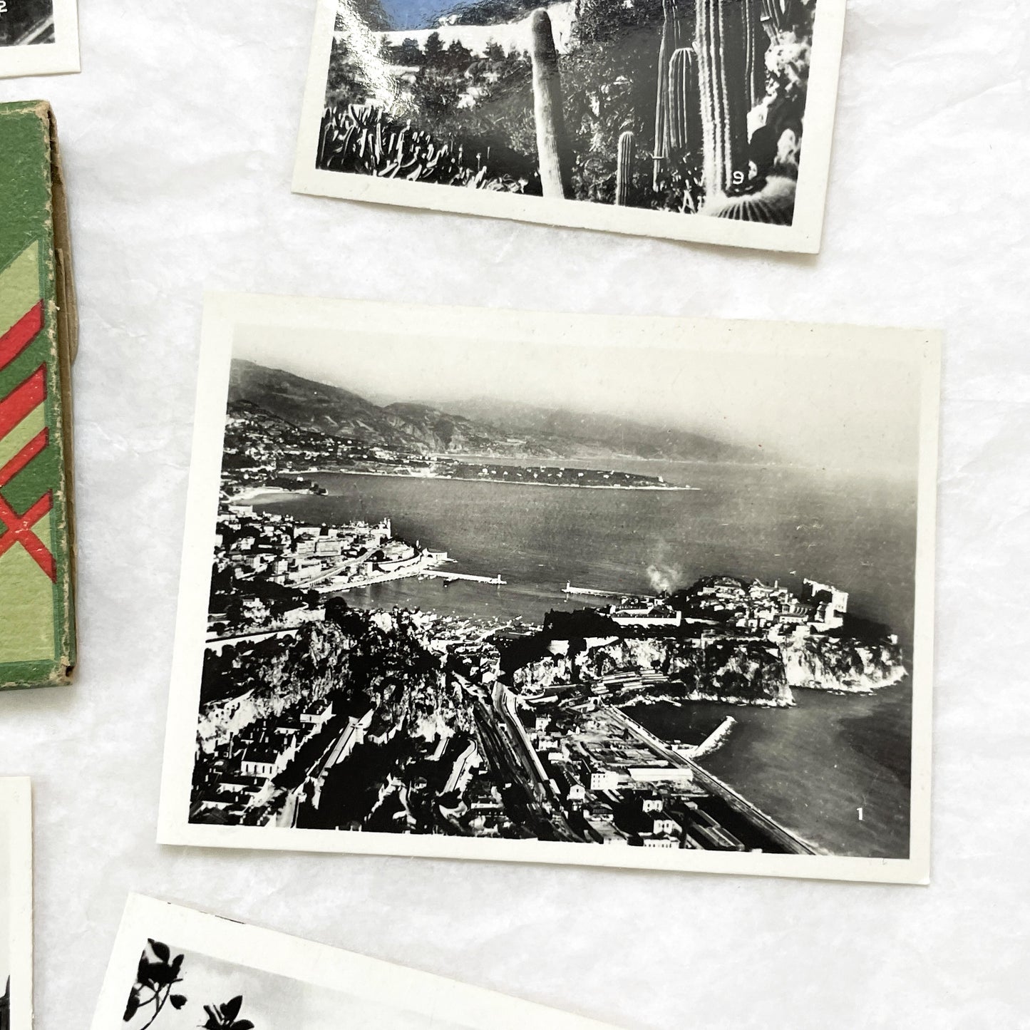 1930s - Vintage Monte-Carlo Monaco Souvenir Photo Postcard Set - Cote D'Azur Travel Memento - Historic Black & White Views