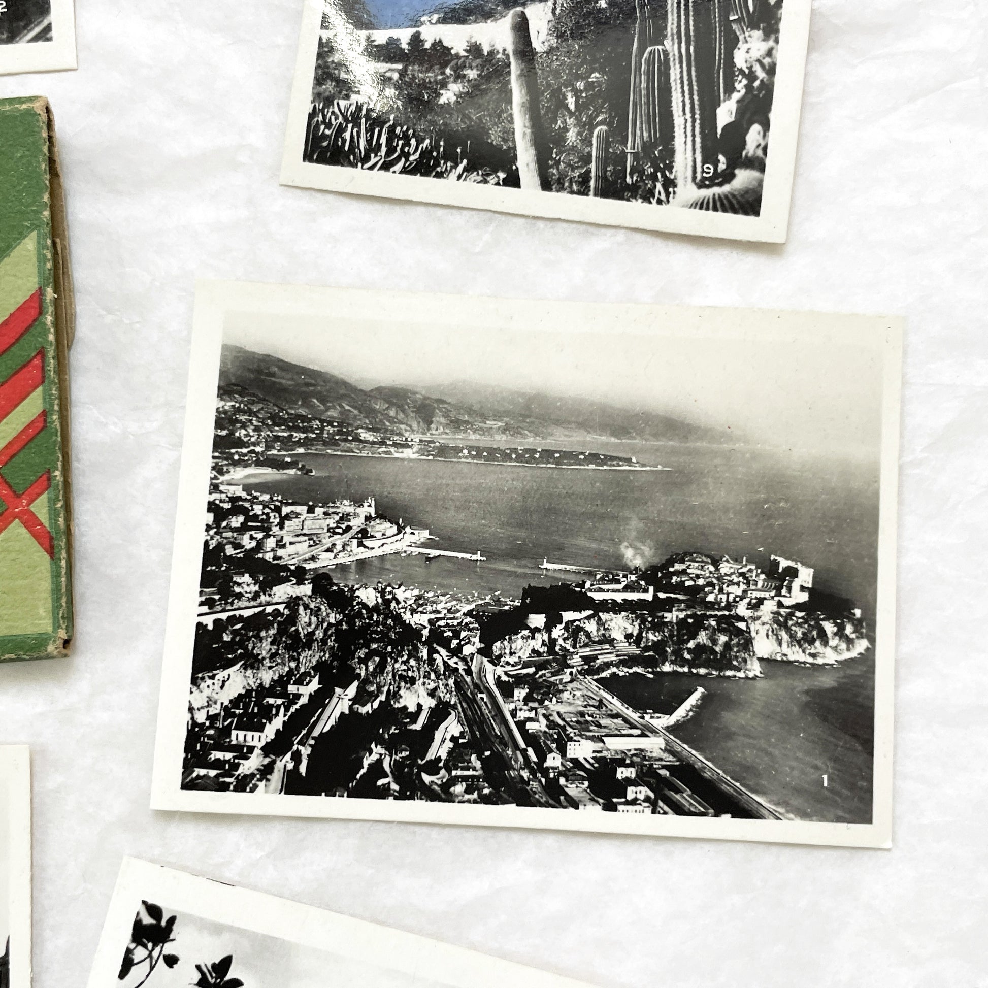 1930s - Vintage Monte-Carlo Monaco Souvenir Photo Postcard Set - Cote D'Azur Travel Memento - Historic Black & White Views
