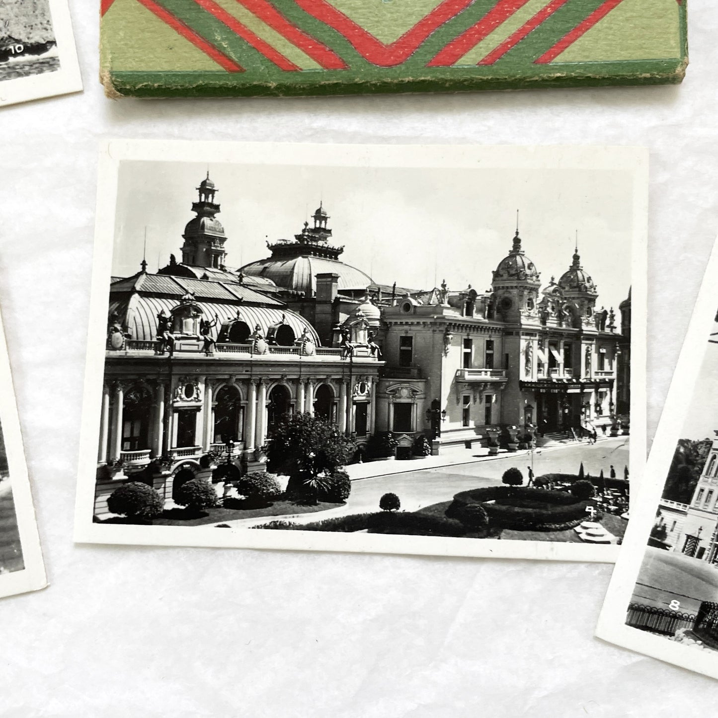 1930s - Vintage Monte-Carlo Monaco Souvenir Photo Postcard Set - Cote D'Azur Travel Memento - Historic Black & White Views