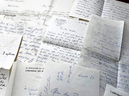 1960s - 20 letters sent to a French doctor during 1960s - The letters he received came from his family, other doctors or chess enthusiasts
