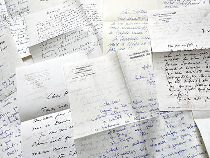 1960s - 20 letters sent to a French doctor during 1960s - The letters he received came from his family, other doctors or chess enthusiasts
