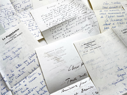 1960s - 20 letters sent to a French doctor during 1960s - The letters he received came from his family, other doctors or chess enthusiasts