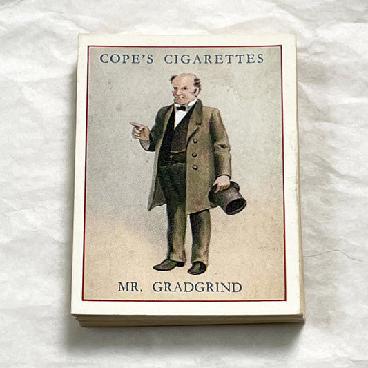 1930s - Cope's Cigarettes Dickens Character Series Card - Mr. Gradgrind from Hard Times - Victorian Tobacco Collectible