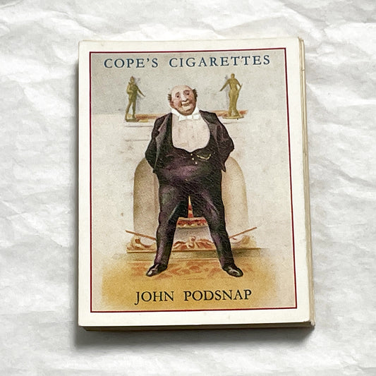 1930s - Vintage Cigarette Card - Cope's Dickens Character Series - John Podsnap - Collectible Tobacco Advertising Memorabilia Art Print