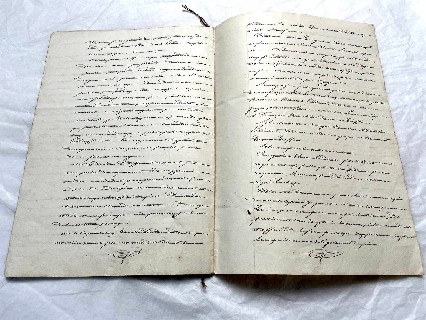 1800s French notarial act with handwritten text and imperial seals featuring a figure of justice and an eagle.