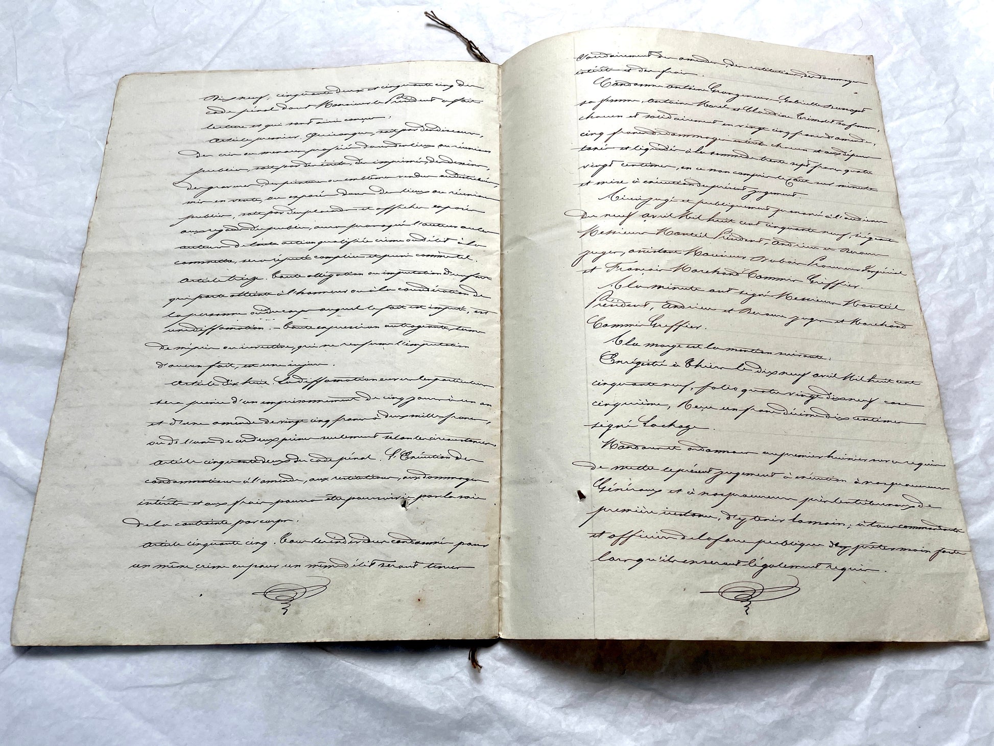 1800s French notarial act with handwritten text and imperial seals featuring a figure of justice and an eagle.