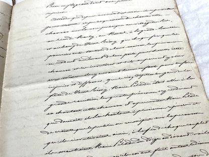 1800s French notarial act with handwritten text and imperial seals featuring a figure of justice and an eagle.