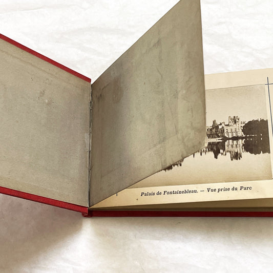 1900s - Vintage Photo Album - Souvenir of Fontainebleau Palace and Forest Views - Historic French Landmark Photography Collection