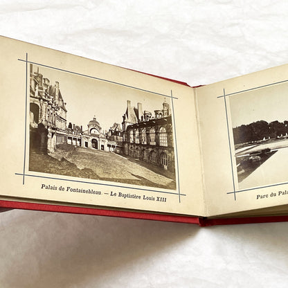 1900s - Vintage Photo Album - Souvenir of Fontainebleau Palace and Forest Views - Historic French Landmark Photography Collection