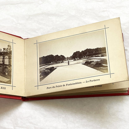 1900s - Vintage Photo Album - Souvenir of Fontainebleau Palace and Forest Views - Historic French Landmark Photography Collection