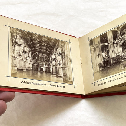 1900s - Vintage Photo Album - Souvenir of Fontainebleau Palace and Forest Views - Historic French Landmark Photography Collection