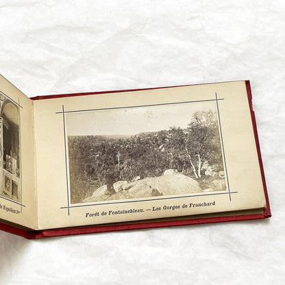 1900s - Vintage Photo Album - Souvenir of Fontainebleau Palace and Forest Views - Historic French Landmark Photography Collection