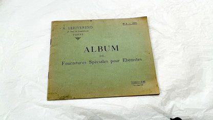 1930s - Vintage French Cabinetry Catalog Album - Antique Furniture Hardware - Wood Turnings - Sculptures - Architectural Moldings