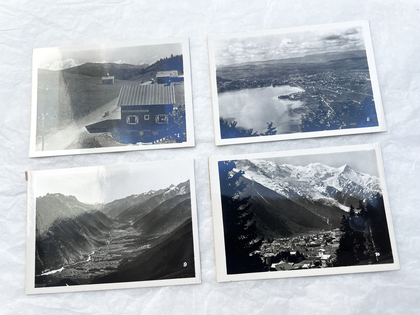 1950s - 20 Vintage French Alps Col des Aravis Photos - Annecy Chamonix Road - Scenic Views - Historic Savoie Travel Memorabilia
