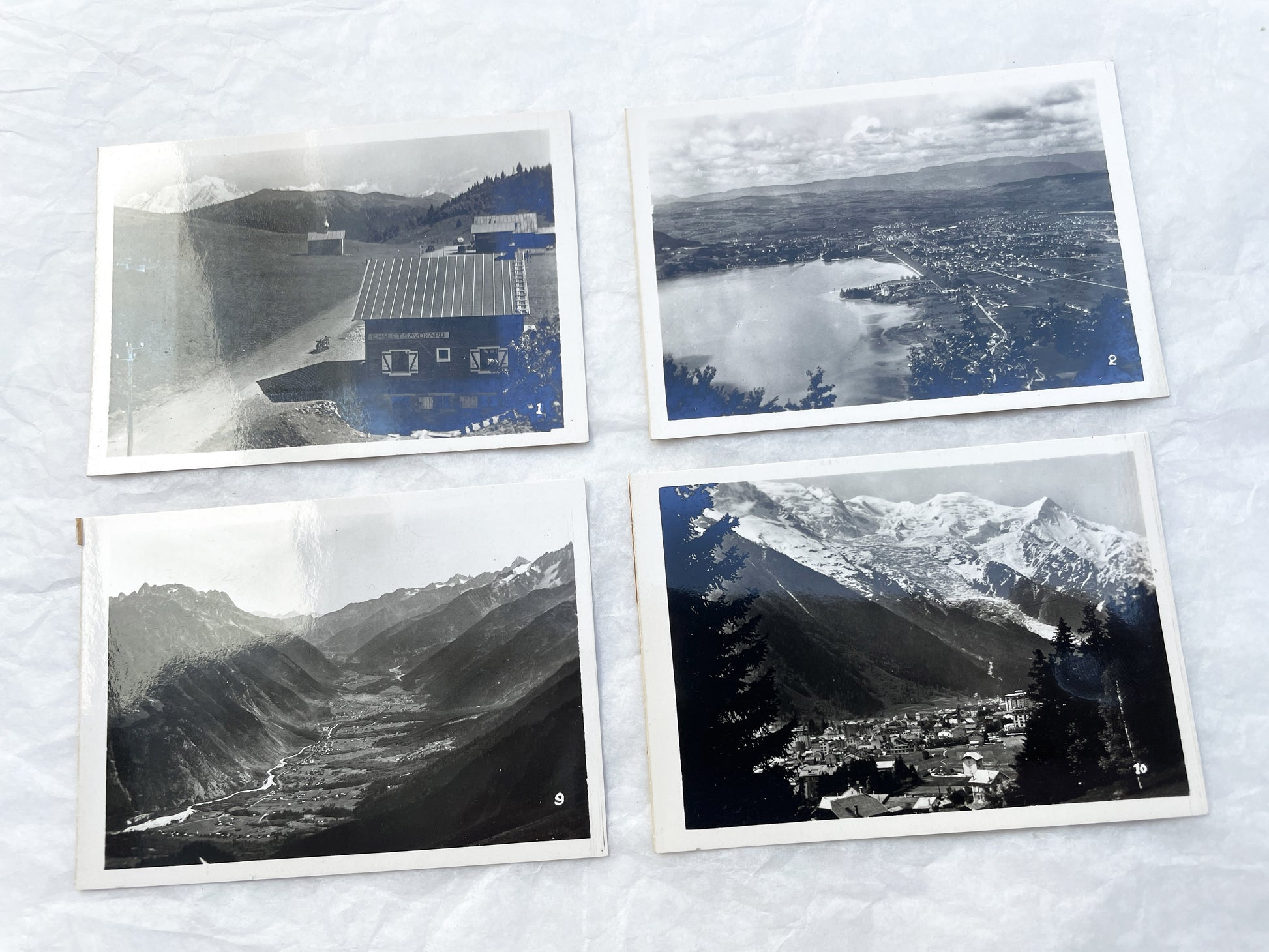 1950s - 20 Vintage French Alps Col des Aravis Photos - Annecy Chamonix Road - Scenic Views - Historic Savoie Travel Memorabilia