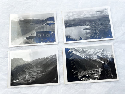 1950s - 20 Vintage French Alps Col des Aravis Photos - Annecy Chamonix Road - Scenic Views - Historic Savoie Travel Memorabilia