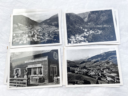 1950s - 20 Vintage French Alps Col des Aravis Photos - Annecy Chamonix Road - Scenic Views - Historic Savoie Travel Memorabilia