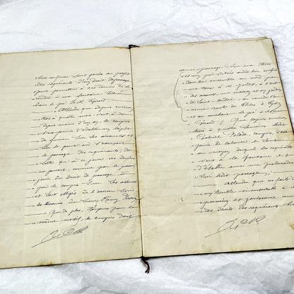 Late 19th Century - French Legal Document - Final Judgment for Property Dispute - Historic Legal Record - 1896