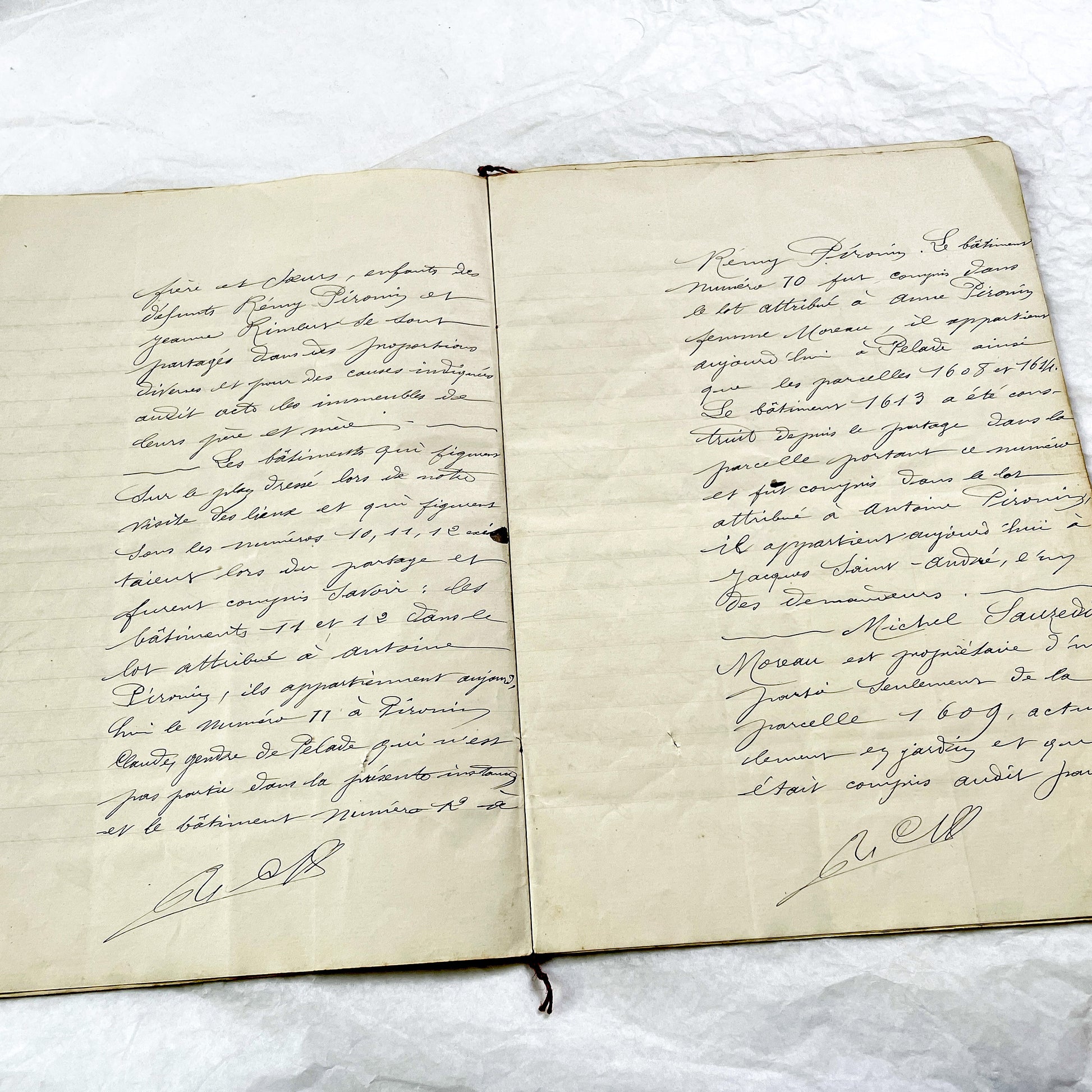 Late 19th Century - French Legal Document - Final Judgment for Property Dispute - Historic Legal Record - 1896