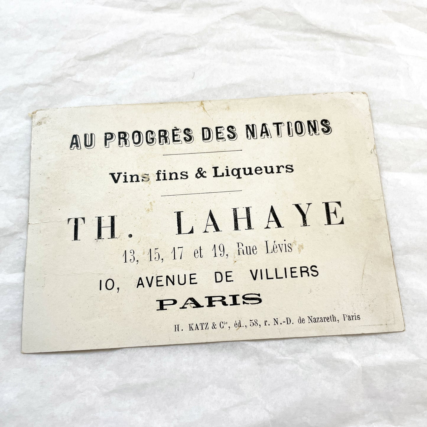 Late 19th - Two Paris Chromo Cards - Vintage French Children Ephemera - Antique Boy Illustrations - Collectible Art Print Set