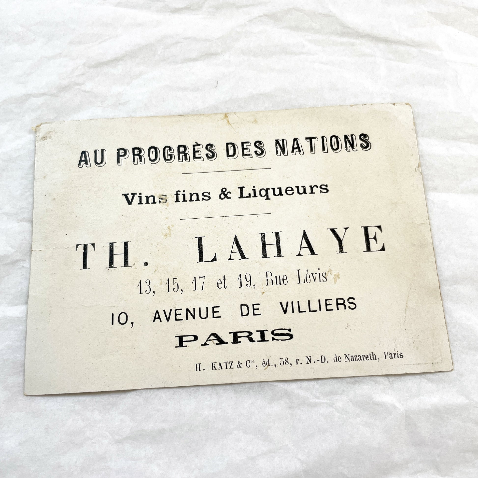 Late 19th - Two Paris Chromo Cards - Vintage French Children Ephemera - Antique Boy Illustrations - Collectible Art Print Set