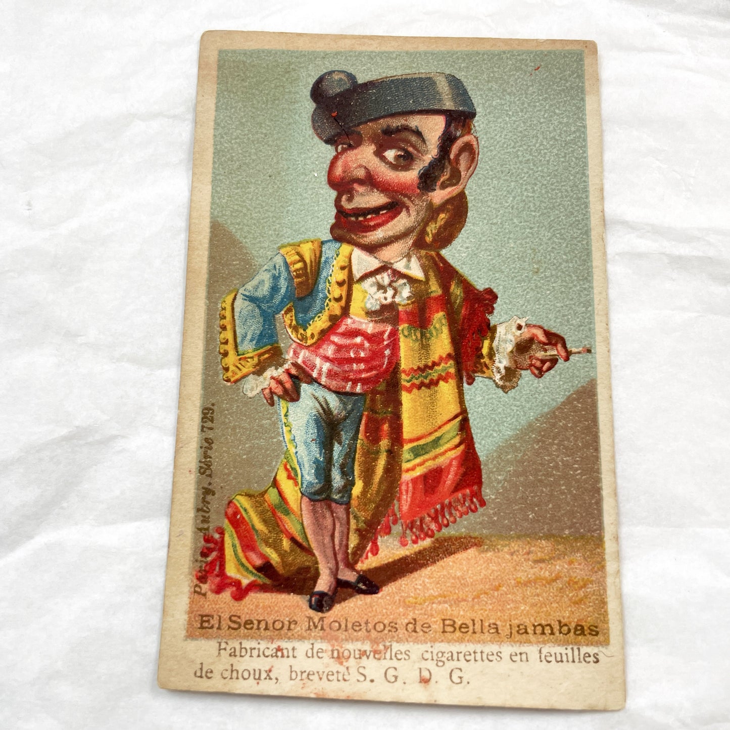 Late 19th Century - French Advertising Trade Cards - Set of Three Humorous Chromos - Caricature Collectibles - Vitry-le-François  Ads