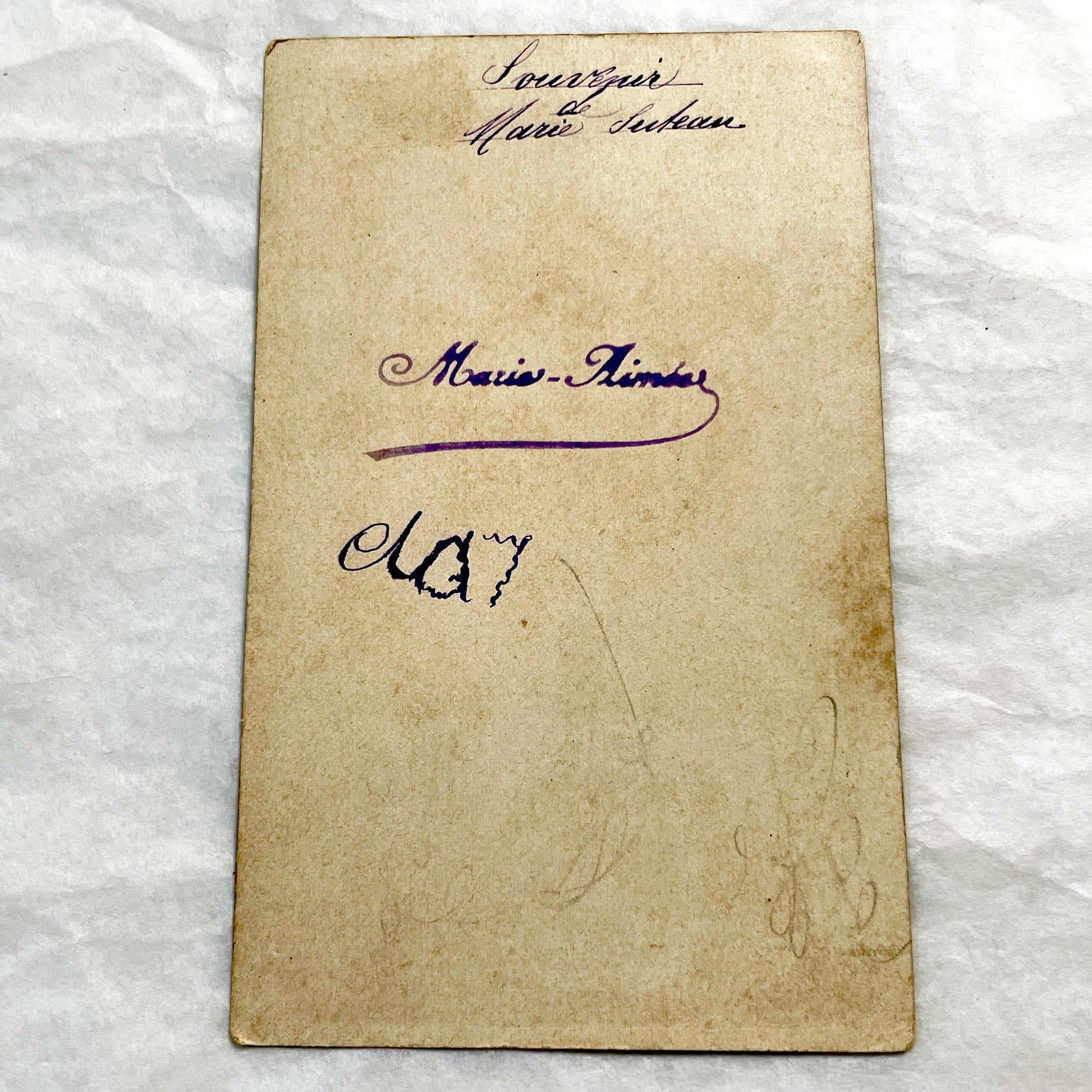 1900s - Vintage Religious Holy Card Virgin Mary Jesus Child - Antique French Prayer Card - Catholic Devotion Art Collectible Ephemera