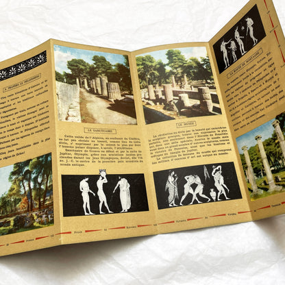 1960s - Greece Travel Brochures - Vintage Ephemera - Key Tours - Athens Crete Peloponnese Patras - Historical Tourist Souvenirs