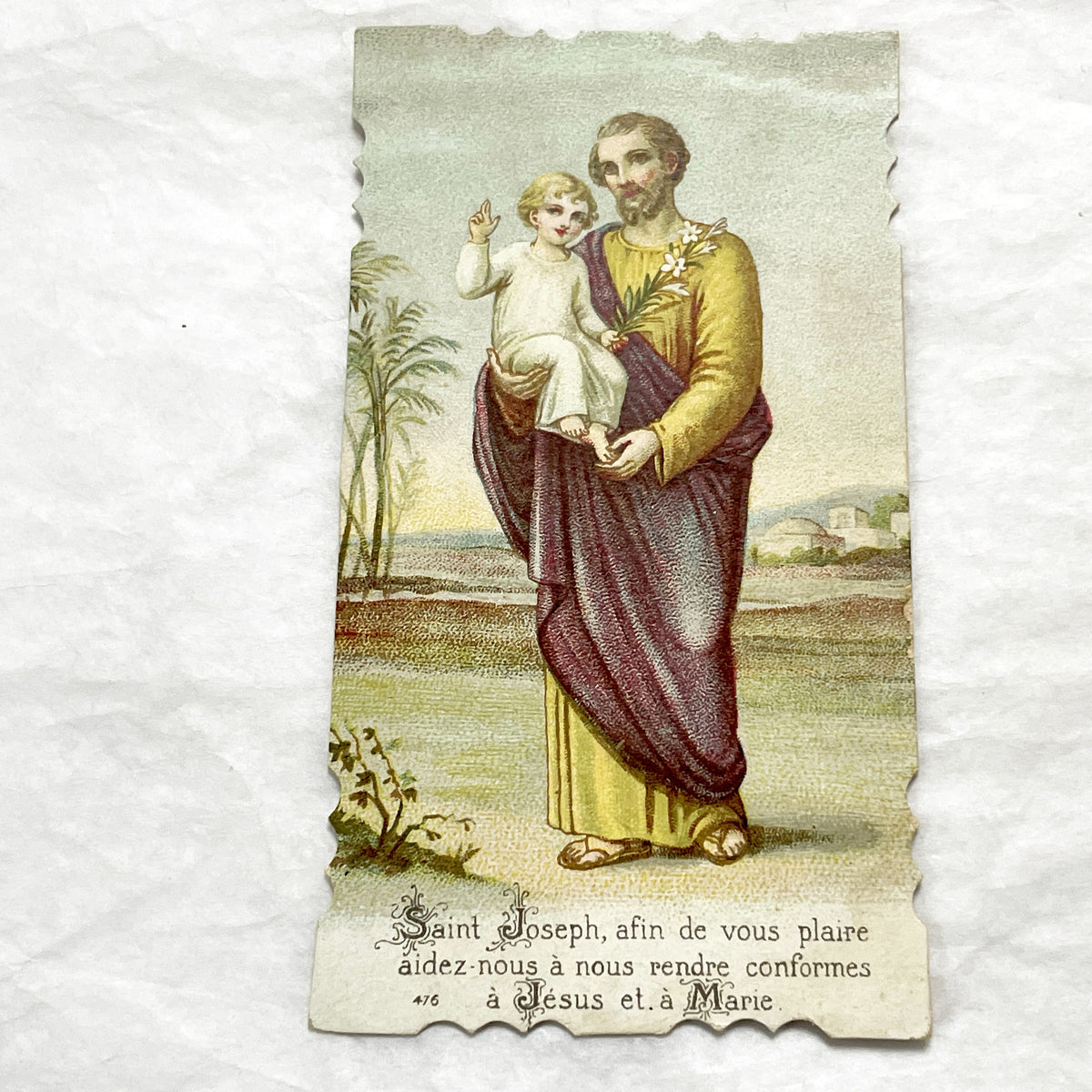 1900s - 2 Vintage French Religious Holy Cards - Jesus Devotional Ephemera - Catholic Prayer Art Collectibles - Antique Faith Keepsake