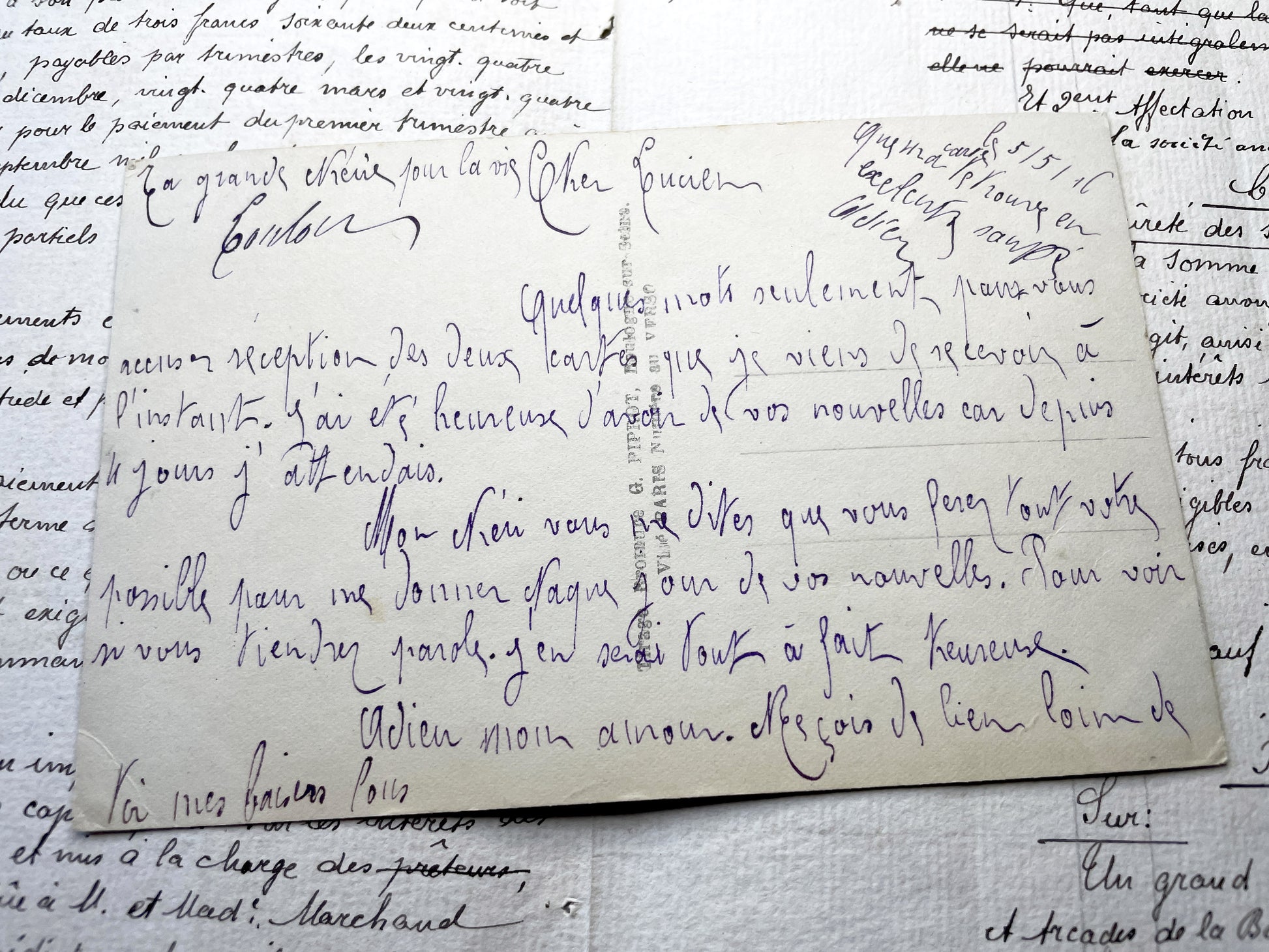 1910s - French Hand-Tinted Postcard - Elegant Young Woman Portrait - Holding Roses Bouquet - Romantic Belle Époque Era Collectible Art