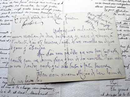 1910s - French Hand-Tinted Postcard - Elegant Young Woman Portrait - Holding Roses Bouquet - Romantic Belle Époque Era Collectible Art