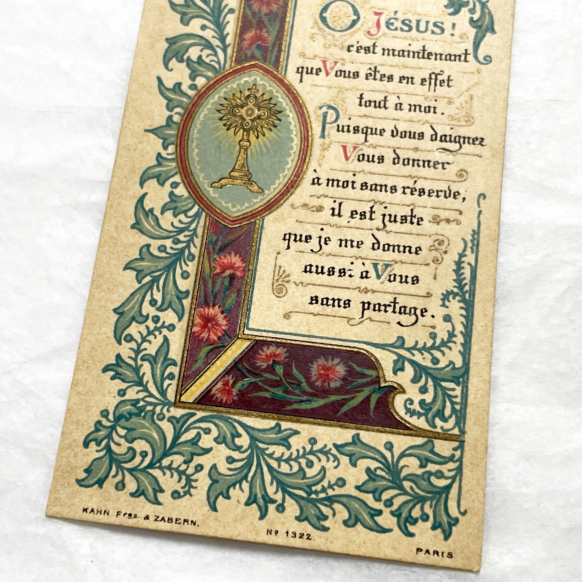 1900s - 3 Antique Holy Cards French Religious Ephemera - Our Lady of Lourdes - Sacred Art - Vintage Devotional Collectibles from Paris