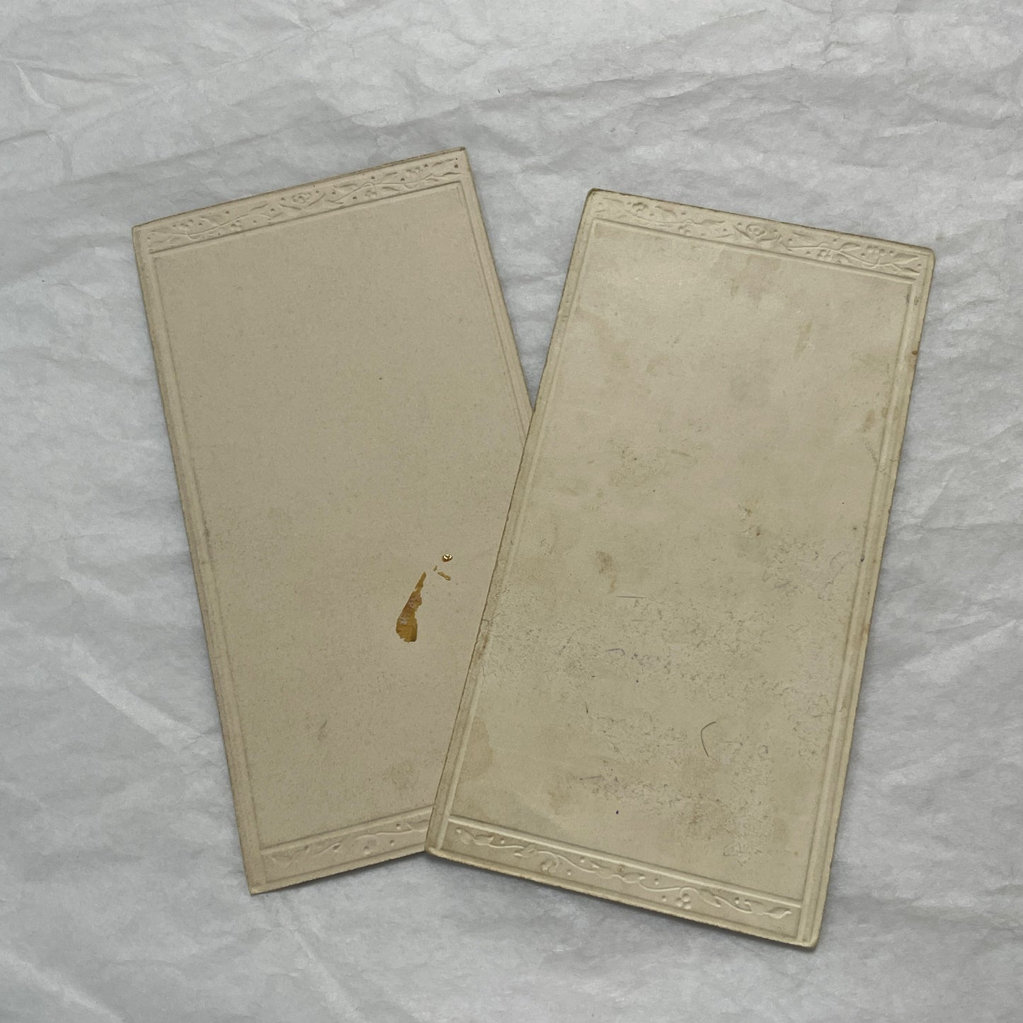 1910s - 2 Vintage French Religious Holy Prayer Cards - First Communion - Bouasse-Jeune Art - Collectible Catholic Ephemera - Set of Two