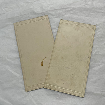 1910s - 2 Vintage French Religious Holy Prayer Cards - First Communion - Bouasse-Jeune Art - Collectible Catholic Ephemera - Set of Two