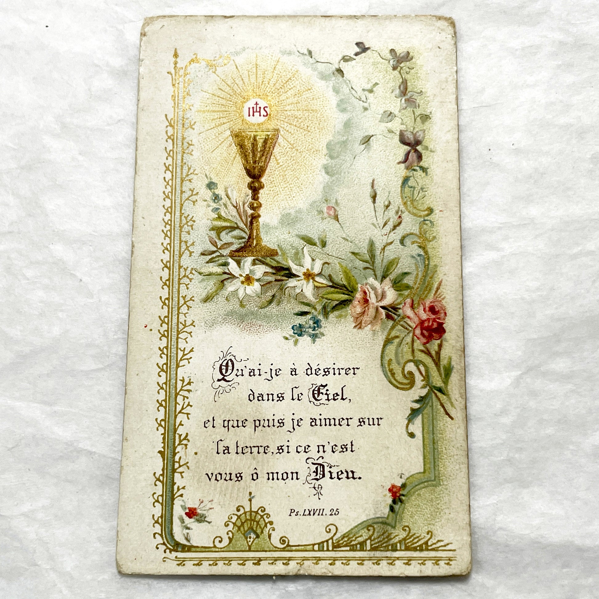 1900s - 2 Religious Holy Cards - Vintage Catholic Prayer Ephemera - First Communion - Baptism Keepsake - Antique Religious Art