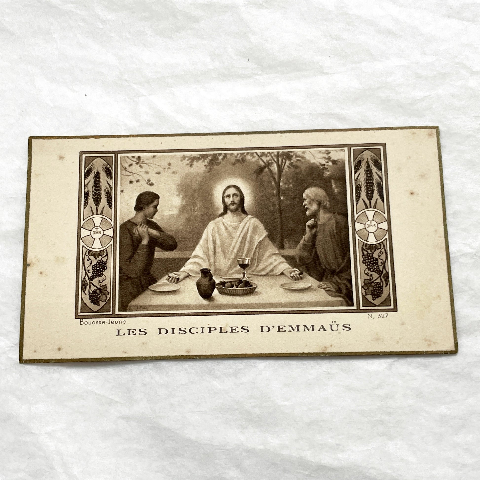 1910s - 2 Vintage Religious Holy Cards - Catholic Devotional Prints - First Communion Ephemera - Collectible Memorabilia - Historic Art