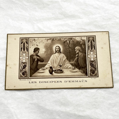 1910s - 2 Vintage Religious Holy Cards - Catholic Devotional Prints - First Communion Ephemera - Collectible Memorabilia - Historic Art
