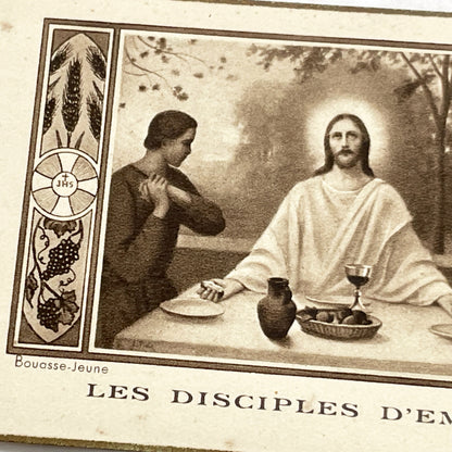 1910s - 2 Vintage Religious Holy Cards - Catholic Devotional Prints - First Communion Ephemera - Collectible Memorabilia - Historic Art