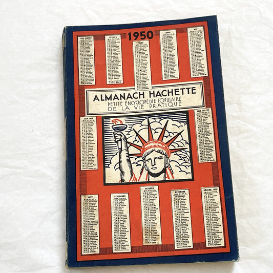 1950s – 300 Pages - Almanach Hachette – Vintage French illustrated almanac – Practical life & advertising encyclopedia